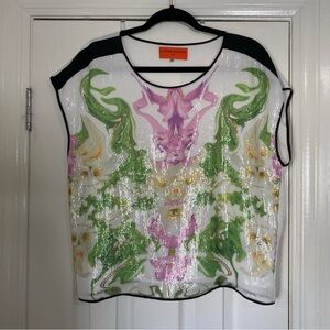 Clover Canyon Sequin Silk Blouse